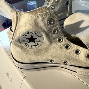 High Top White Converse